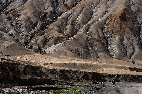 Landscape view of Leh-Manali route