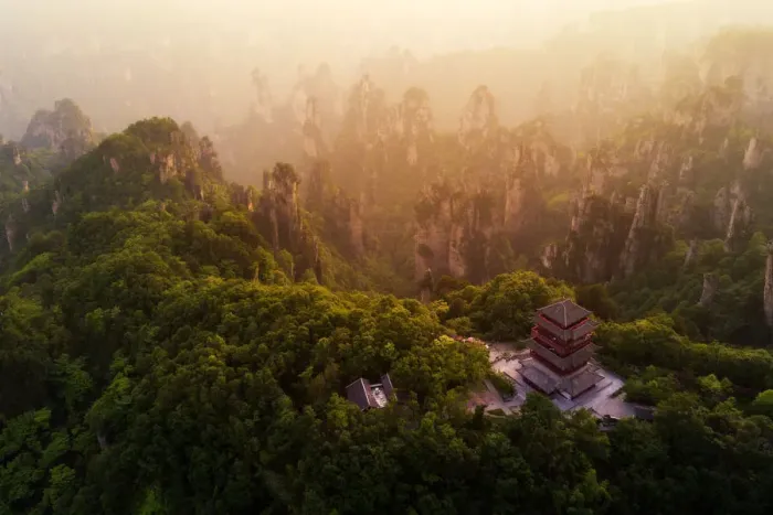 Framed Print : The Landscape of Zhangjiajie National Forest Park, Hunan, China Framed Print : The Landscape of Zhangjiajie National Forest Park, Hunan, China