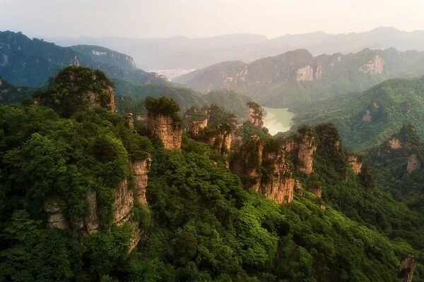 The Landscape of Zhangjiajie National Forest Park, Hunan, China