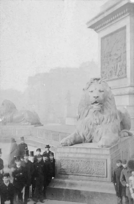 Framed Print : Landseers Lions