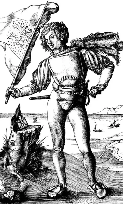 Framed Print : landsknecht
