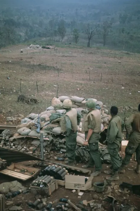Framed Print : Lang Vei Special Forces Camp, Vietnam War Framed Print : Lang Vei Special Forces Camp, Vietnam War