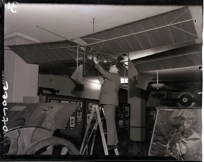 Framed Print : Langley Model Airplanes on Exhibit Framed Print : Langley Model Airplanes on Exhibit