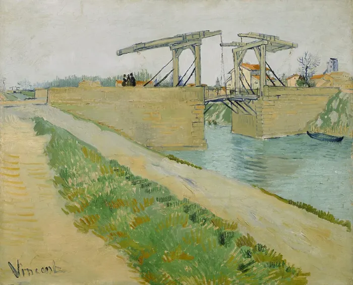 Framed Print : The Langlois bridge (Pont de Langlois), 1888. Artist: Gogh, Vincent, van (1853-1890) Framed Print : The Langlois bridge (Pont de Langlois), 1888. Artist: Gogh, Vincent, van (1853-1890)