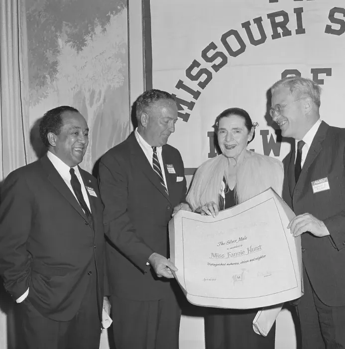Framed Print : Langston Hughes and Constituents at Fannie Hurst's Award Ceremonies