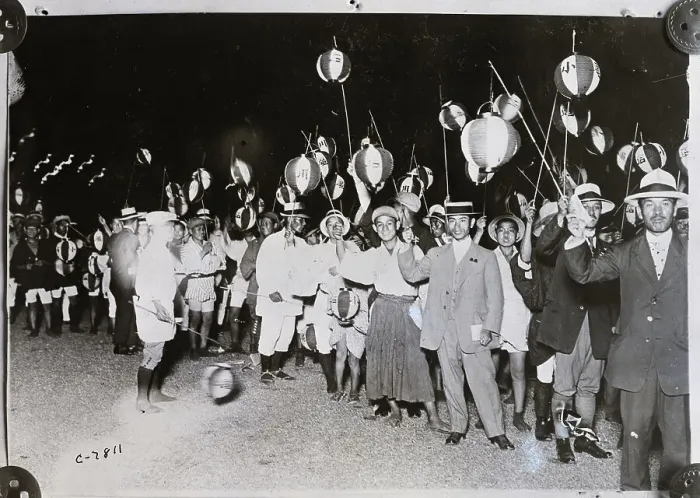 Framed Print : Lantern Procession, People Holding Lante Framed Print : Lantern Procession, People Holding Lante