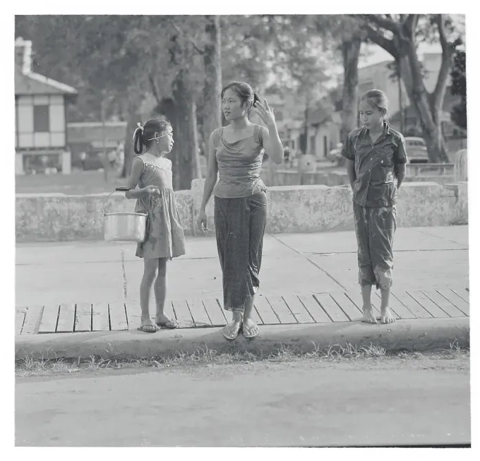 Framed Print : Laotians in Wet Clothing Framed Print : Laotians in Wet Clothing