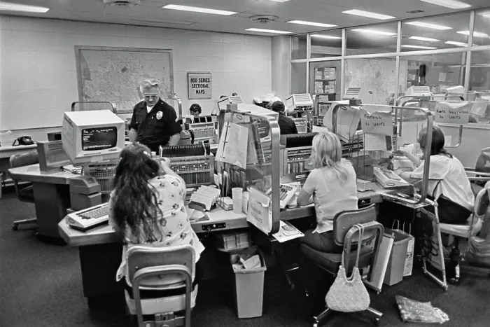 Framed Print : LAPD West Valley Station Dispatch Room, Reseda, San Fernando Valley, LA Framed Print : LAPD West Valley Station Dispatch Room, Reseda, San Fernando Valley, LA