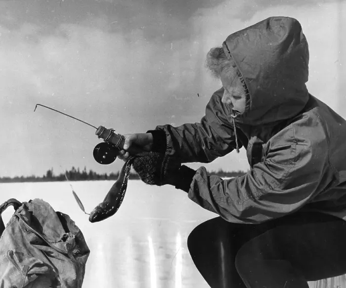 Framed Print : Lapland Fishing Framed Print : Lapland Fishing