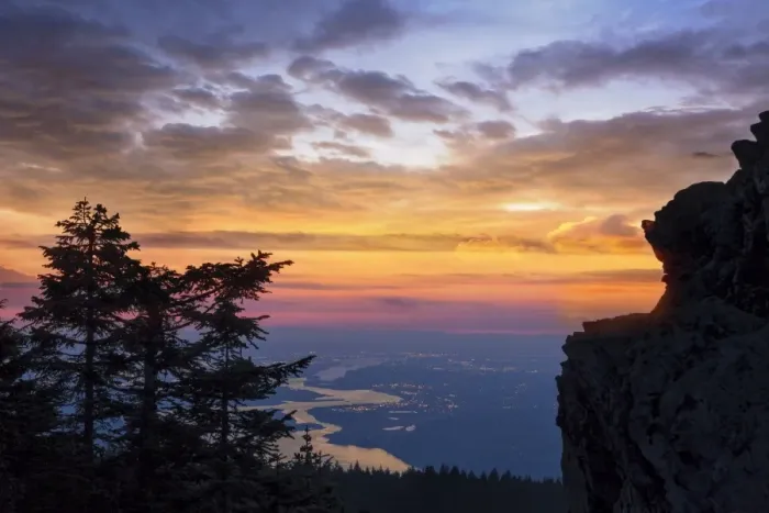 Framed Print : Larch Mountain Sunset Framed Print : Larch Mountain Sunset