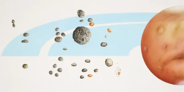 Large Asteroids in the Main Belt Orbiting Mars Art Prints