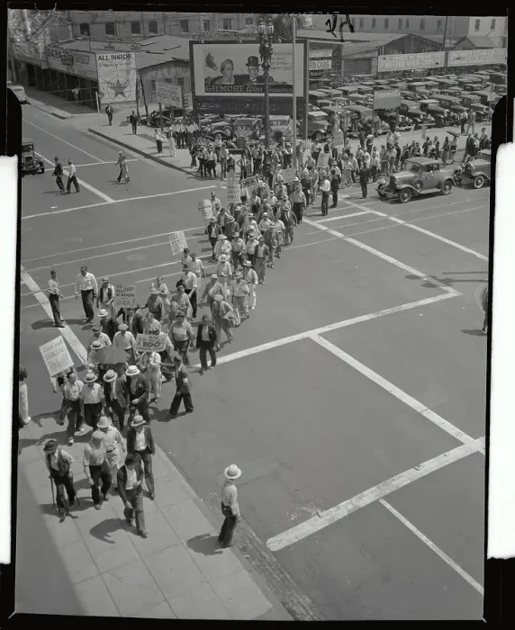 Framed Print : Large Crowd Marching in Street Framed Print : Large Crowd Marching in Street