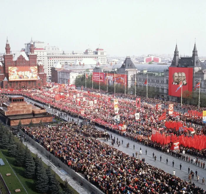 Framed Print : Large Crowd in Red Square Framed Print : Large Crowd in Red Square