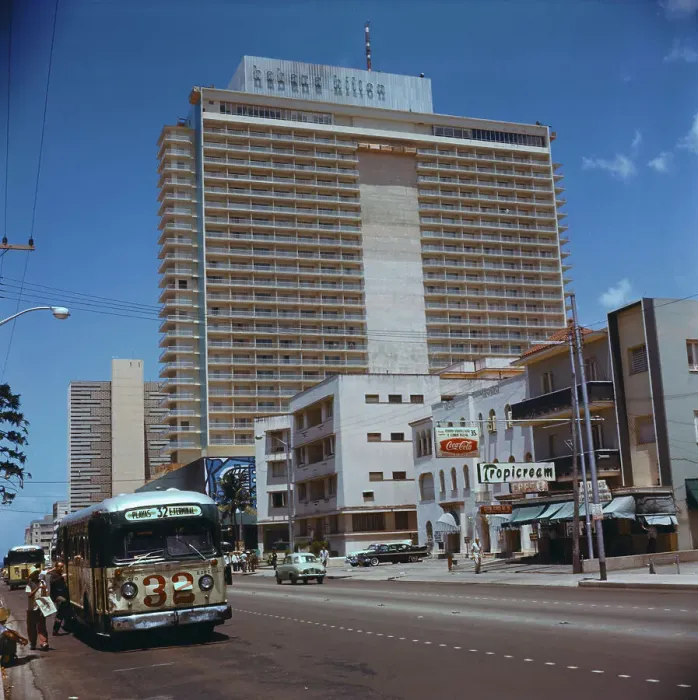 Framed Print : Large Hotel on Havana Street Framed Print : Large Hotel on Havana Street