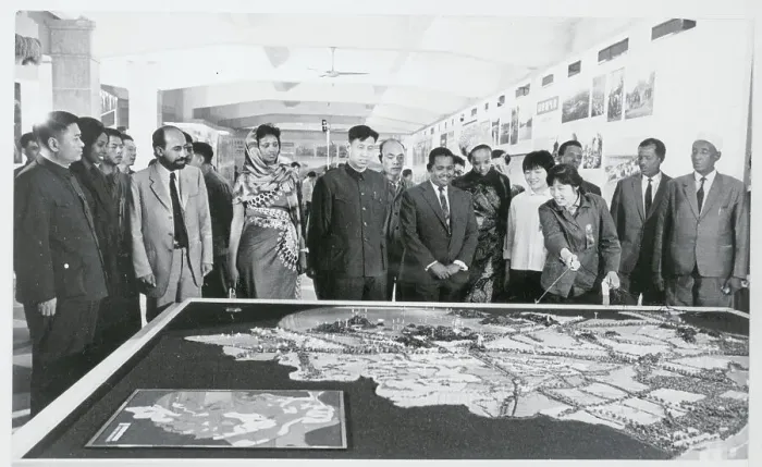 Framed Print : Large Model of Agricultural Area Framed Print : Large Model of Agricultural Area