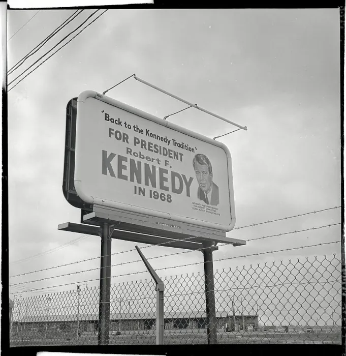 Framed Print : Large Road Sign for Robert F. Kennedy Framed Print : Large Road Sign for Robert F. Kennedy