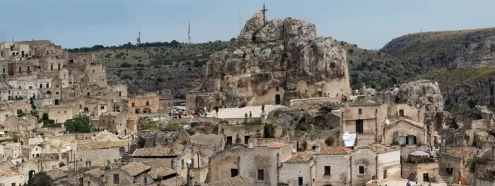 Framed Print : Large Size Panorama View Of Sassi di Matera, Basilicata Region, Southern Italy Framed Print : Large Size Panorama View Of Sassi di Matera, Basilicata Region, Southern Italy