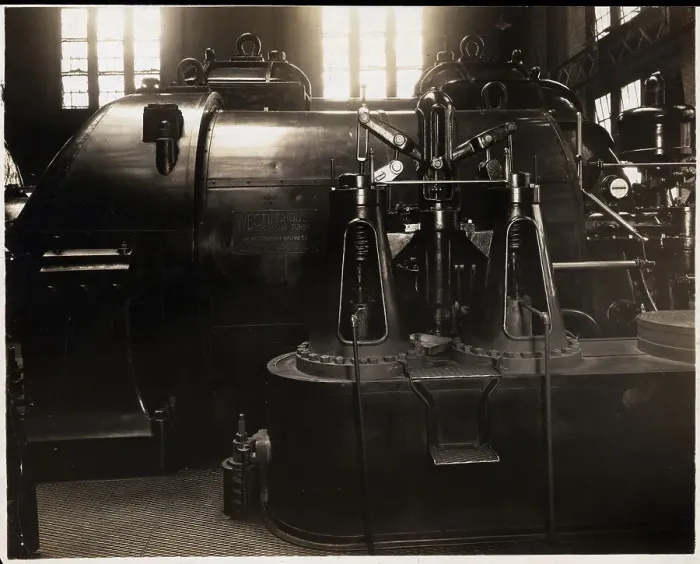 Framed Print : Large Turbine Providing Train Power Framed Print : Large Turbine Providing Train Power
