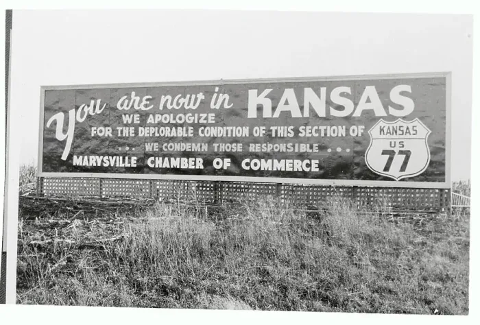 Framed Print : Large Welcome Sign to Kansas Framed Print : Large Welcome Sign to Kansas