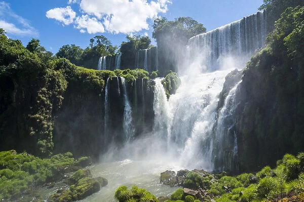 Largest waterfalls of Iguazu Falls, Argentina