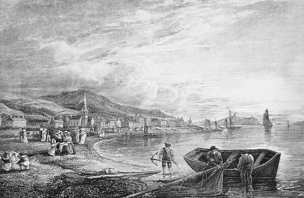 Largs, Ayr, Scotland, drawn by J. Fleming, circa 1700
