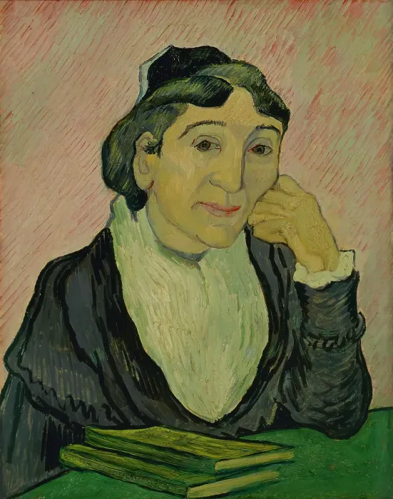 Framed Print : L'Arlésienne, by Vincent Van Gogh, 1890, 19th Century, oil on canvas, 61 x 50 cm