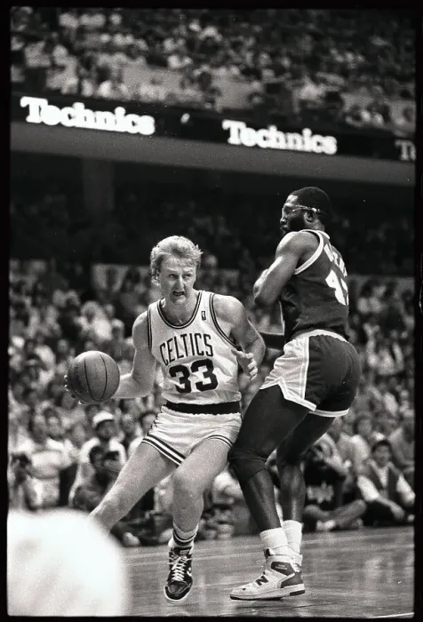 Framed Print : Larry Bird Playing Against LA Lakers Framed Print : Larry Bird Playing Against LA Lakers