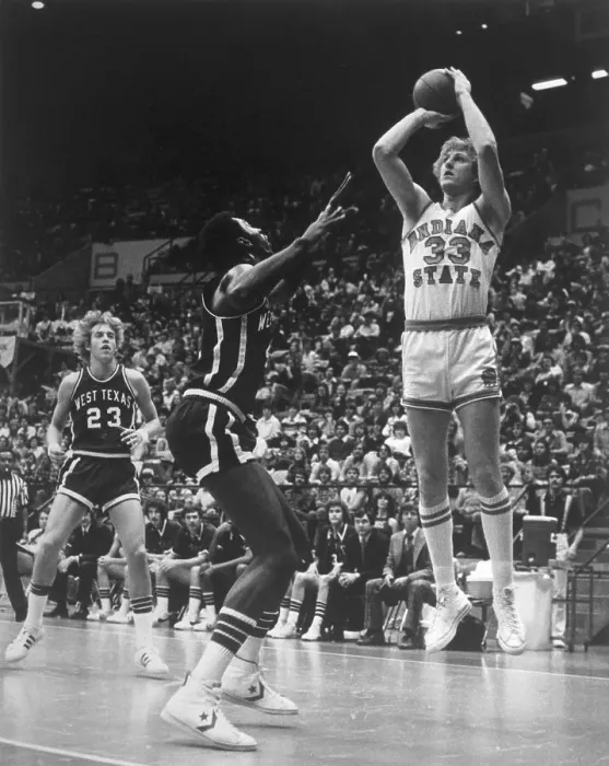 Framed Print : Larry Bird Shooting Basketball Framed Print : Larry Bird Shooting Basketball