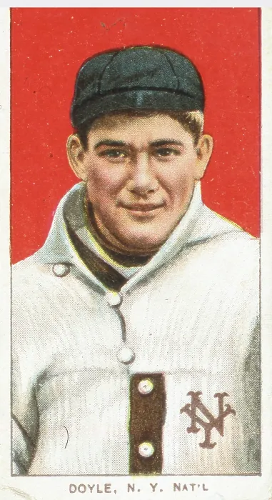 Framed Print : Larry Doyle Baseball Card