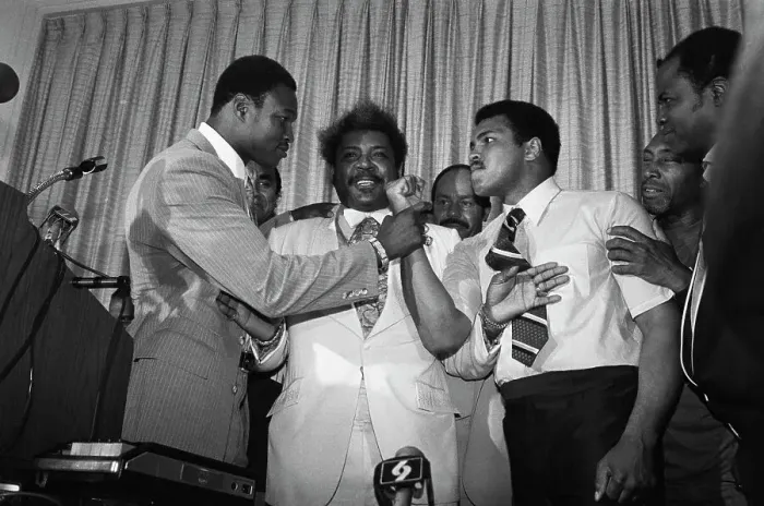 Framed Print : Larry Holmes, Don King, and Muhammad Ali Framed Print : Larry Holmes, Don King, and Muhammad Ali
