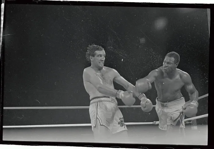 Framed Print : Larry Holmes Winning WBC Fight Framed Print : Larry Holmes Winning WBC Fight