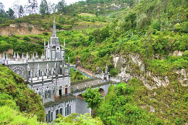 Las Lajas Santuary in Colombia