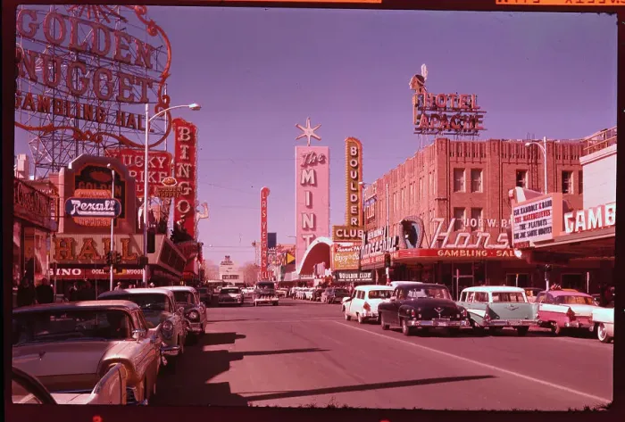 Framed Print : Las Vegas Street Scene Framed Print : Las Vegas Street Scene