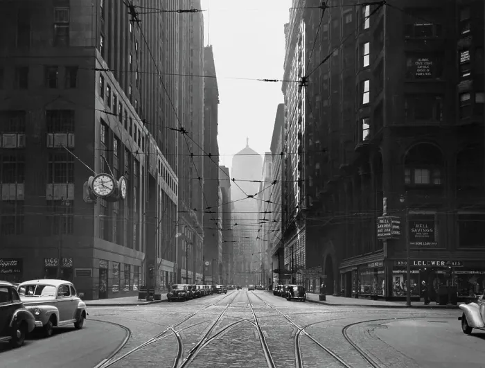 Framed Print : LaSalle Street, Chicago