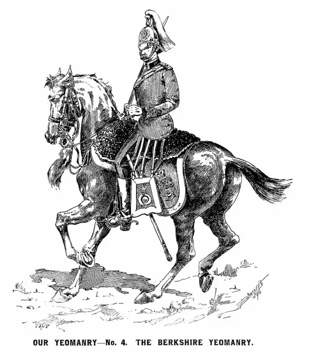 Framed Print : Late Victorian Cavalryman of the Berkshire Yeomanry Framed Print : Late Victorian Cavalryman of the Berkshire Yeomanry