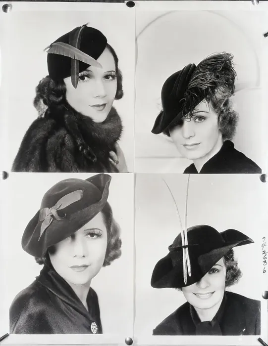 Framed Print : The Latest Hat Fashions