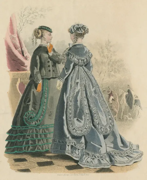 Framed Print : Latest Paris Fashions