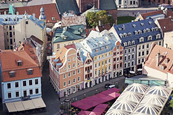 Latvia, Riga, Old town architecture