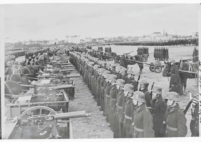 Framed Print : Latvian Military Being Reviewed Framed Print : Latvian Military Being Reviewed