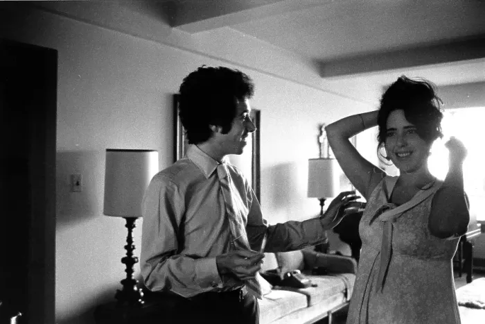 Framed Print : Laura Nyro & David Geffen Pals