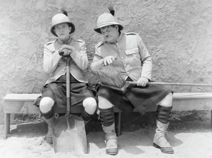 Framed Print : Laurel And Hardy Framed Print : Laurel And Hardy