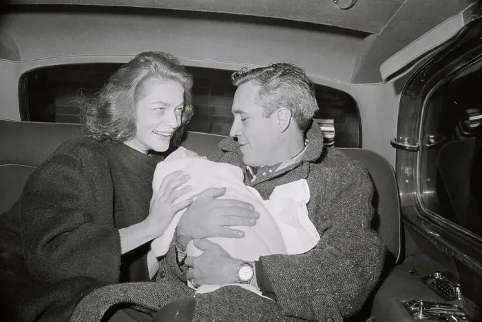 Framed Print : Lauren Bacall and Jason Robards Leaving Hospital with Baby Sam Robards Framed Print : Lauren Bacall and Jason Robards Leaving Hospital with Baby Sam Robards