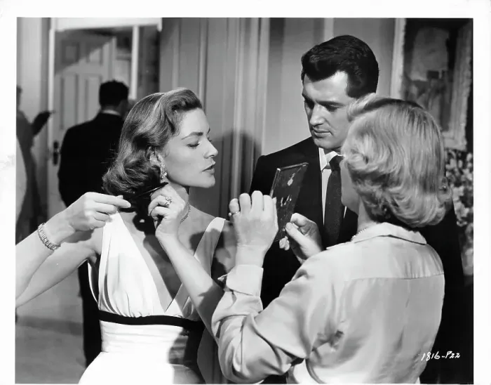 Framed Print : Lauren Bacall And Rock Hudson In Written On The Wind Framed Print : Lauren Bacall And Rock Hudson In Written On The Wind