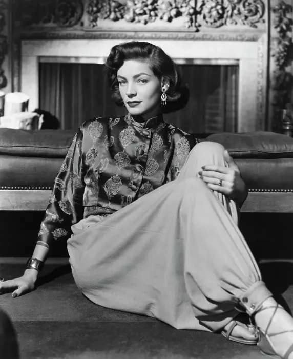 Framed Print : Lauren Bacall Seated Framed Print : Lauren Bacall Seated