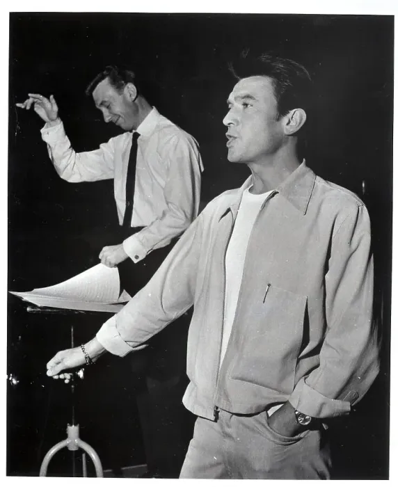 Framed Print : Laurence Harvey Singing Framed Print : Laurence Harvey Singing