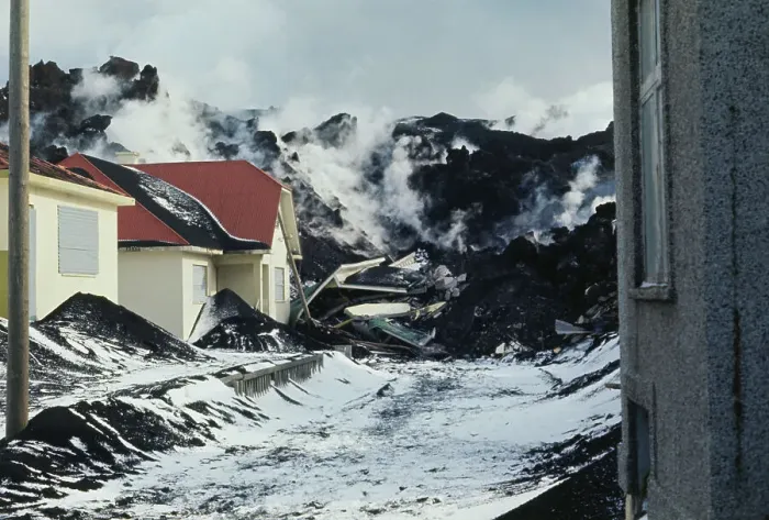 Framed Print : Lava Cooling by House Framed Print : Lava Cooling by House