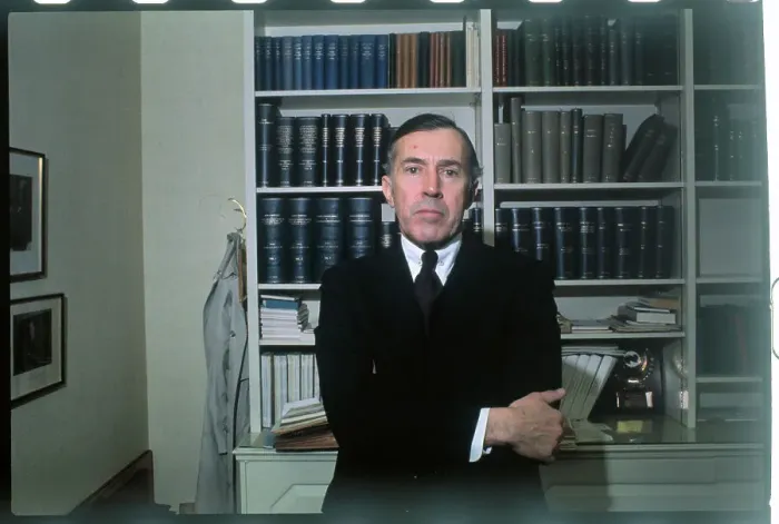 Framed Print : Law Professional Lawrence E. Walsh Posing in Library Framed Print : Law Professional Lawrence E. Walsh Posing in Library