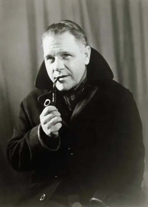 Framed Print : Lawrence Durrell Smoking a Pipe Framed Print : Lawrence Durrell Smoking a Pipe