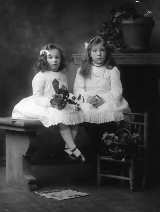 Framed Print : Lawrence Girls
