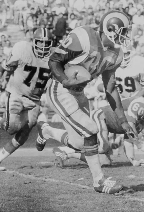 Framed Print : Lawrence McCutcheon in Football Action Framed Print : Lawrence McCutcheon in Football Action
